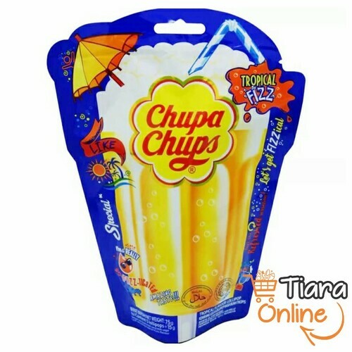 CHUPA CHUPS - TROPICAL FIZZ : 75 GR 