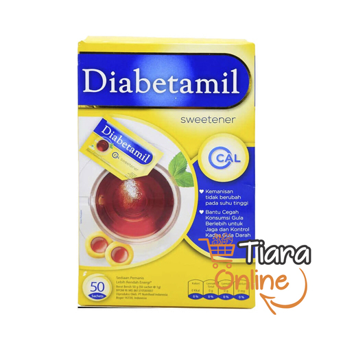 DIABETAMIL - SWEETENER BOX : 50X1 GR 