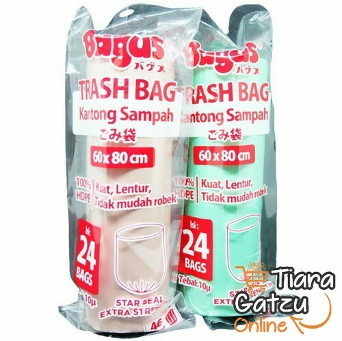 BAGUS - TRASH BAG S 24 : 45X50CM 