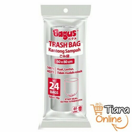 BAGUS - TRASH BAG : 60X80CM 24'S