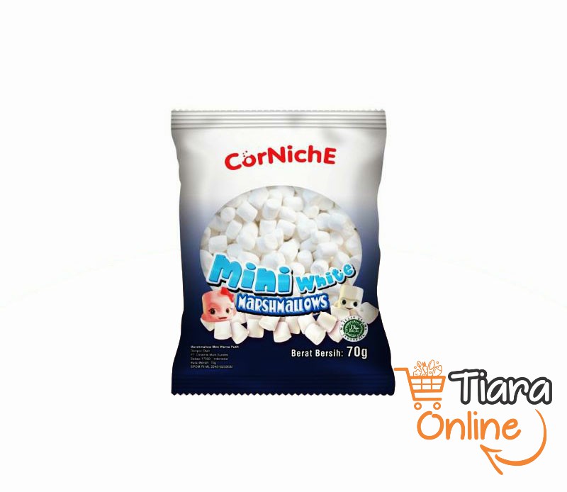 CORNICHE - MINI WHITE MARSHMELLOW : 70 GR 