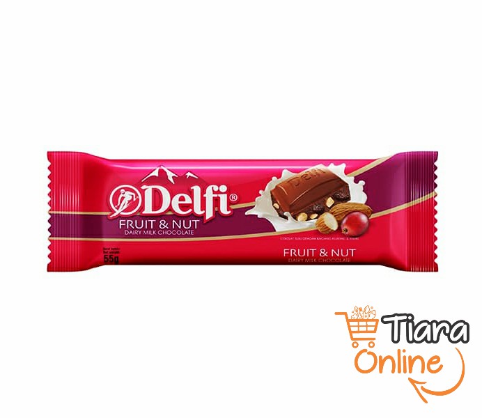 DELFI - FRUIT & NUT DAIRY MILK : 50 GR 