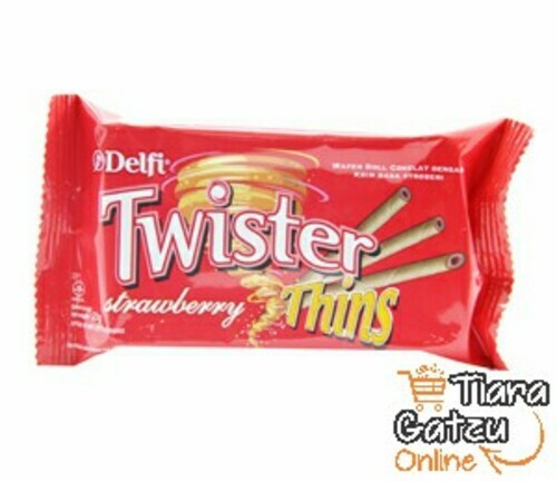 DELFI - TWISTER THINS STRAWBERRY : 20 GR 