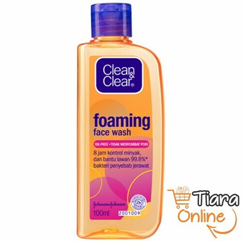 CLEAN - & CLEAR FOAMING FACIAL WASH : 100 ML 