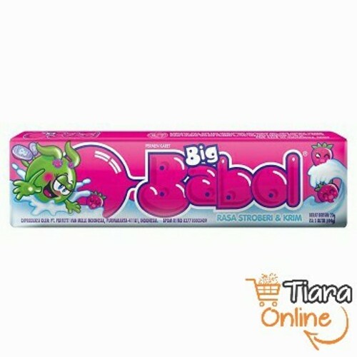 BIG BABOL - GUM STICK STRAWBERI : 20 GR 