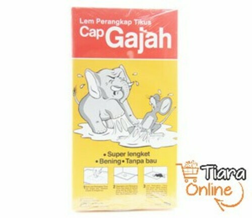 CAP GAJAH LEM - TIKUS  KOTAK TRAP : 60 GR 