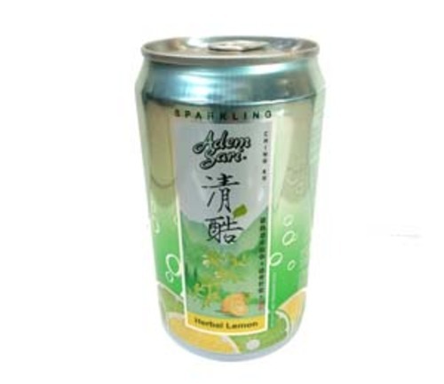 ADEM SARI - CHINGKU SPARKLING HERBAL LEMON : 320 ML 