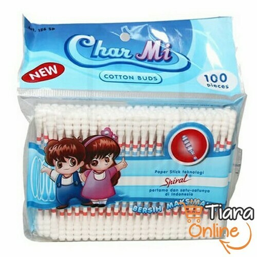 CHARMI - COTTON BUDS SPIRAL : 100 PCS 