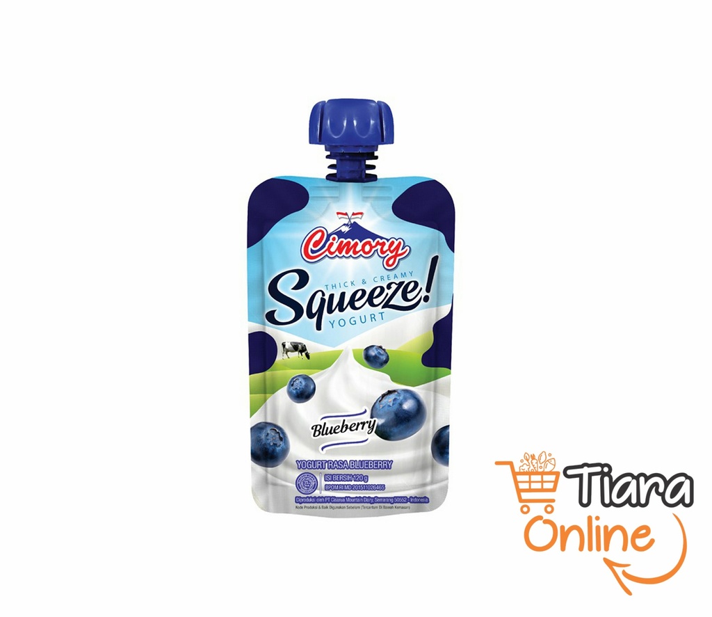 CIMORY - YOGURT SQUEEZE BLUEBERRY : 120 ML 