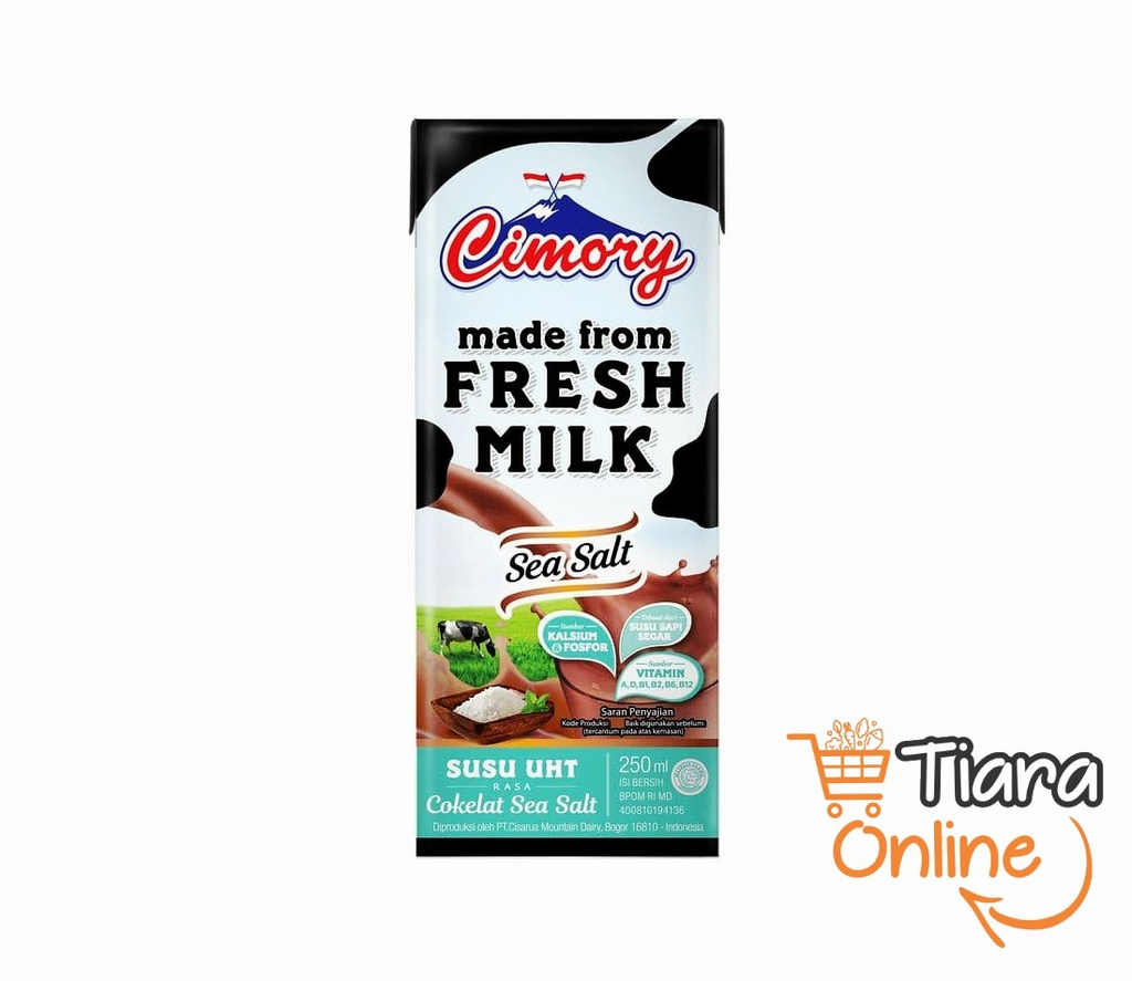 CIMORY - UHT FRESH MILK SEA SALT : 250 ML 