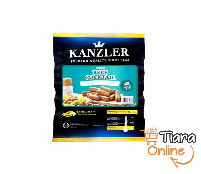 KANZLER - BEEF COCKTAIL SAUSAGE : 250 GR 