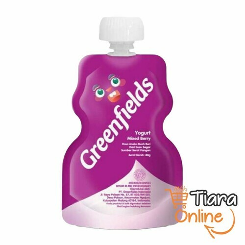 GREENFIELDS YOGURT MIXED BERRY : 80 GR 