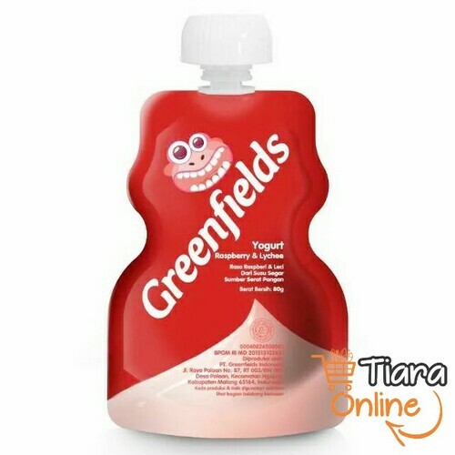 GREENFIELDS - YOGURT RASPBERRY & LYCHEE : 80 GR 