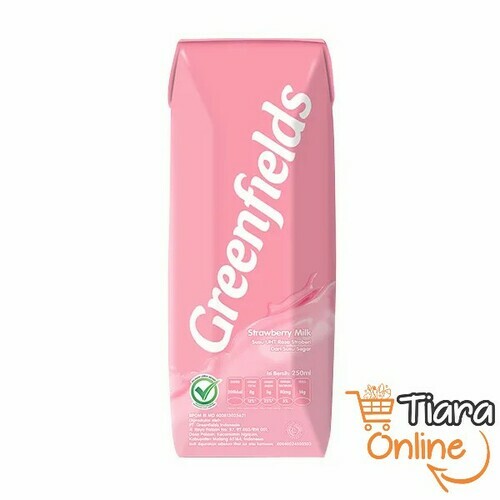 GREENFIELDS - UHT STRAWBERRY : 250 ML 