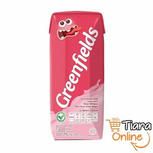 GREENFIELDS - UHT STRAWBERRY : 125 ML 