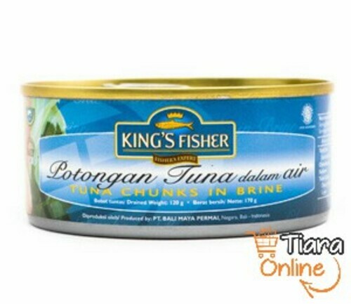 KING'S FISHER TUNA IN BRINE : 170 GR