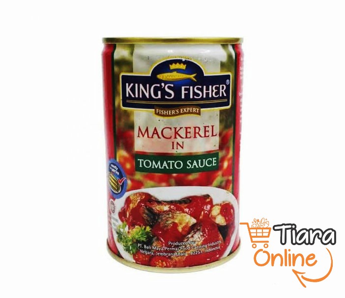 KING'S FISHER - MACKAREL IN TOMATO SAUCE : 155 GR 