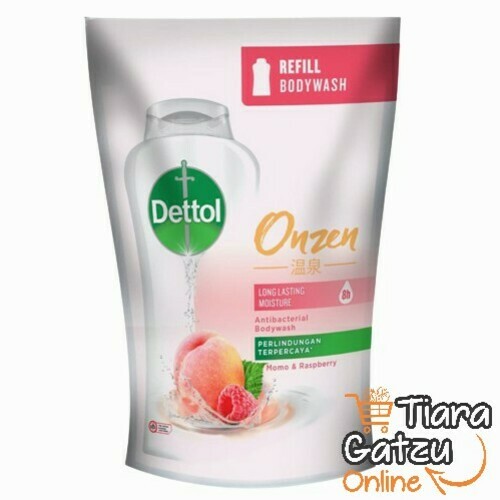 DETTOL - BODY WASH  ONZEN MOMO & RASPBERRY REF : 410 GR 