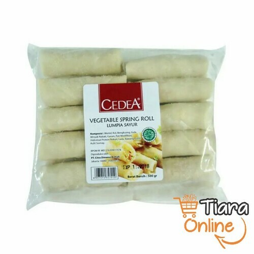 CEDEA VEGETABLE SPRING ROLL : 500 GR 