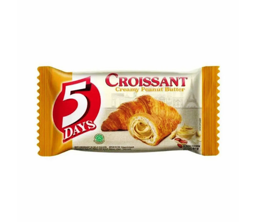 5 DAYS CROISSANT PEANUT BUTTER : 60 GR 