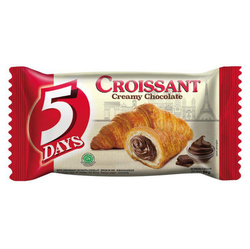 5 DAYS CROISSANT CREAMY CHOCO : 60 GR 
