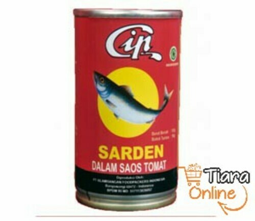 CIP - SARDINES SAOS TOMAT : 155 GR 