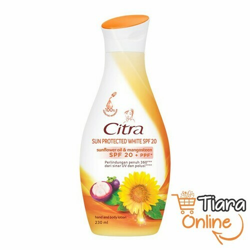 CITRA - HAND BODY LOTION SUN PROTECT WHITE SPF20 : 230 ML 