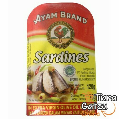 AYAM BRAND - SARDINES CHILLI : 120 GR 
