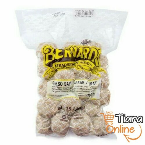 BERNARDI BAKSO SAPI KASAR 25B : 360 GR 