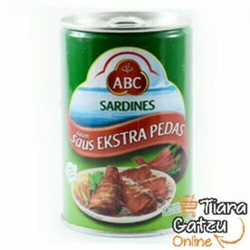 ABC - SARDINES EXTRA HOT SAUCE : 425 GR