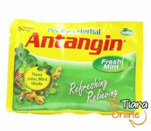 ANTANGIN - PERMEN JAHE, MINT MADU : 50X2 GR