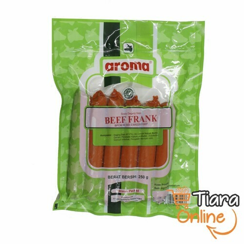 AROMA - BEEF FRANKFURTER : 250 GR