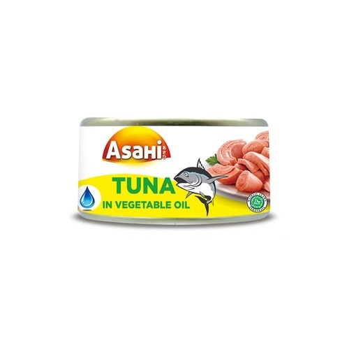 ASAHI - TUNA CHUNK IN VEGETABLE OIL : 185 GR