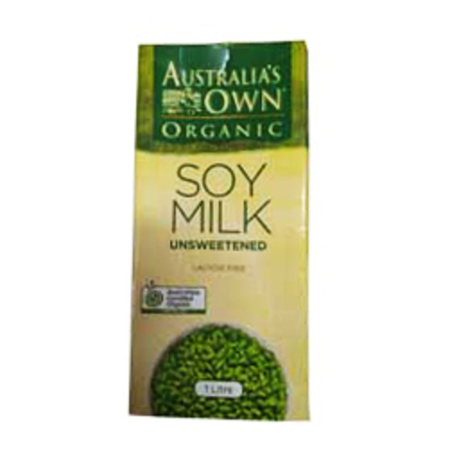 AUSTRALIA'S OWN - SOYMILK UNSWEETENED : 1 L