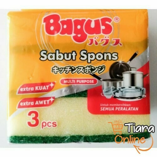 BAGUS - SABUT SPONS : 3 PCS