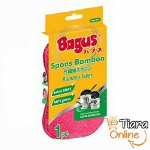 BAGUS - SPONS BAMBOO : 1 PC