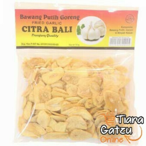 CITRA BALI - BAWANG PUTIH GORENG : 50 GR