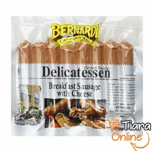 BERNARDI - DELI BREAKFAST SOSIS CHEESE : 190 GR