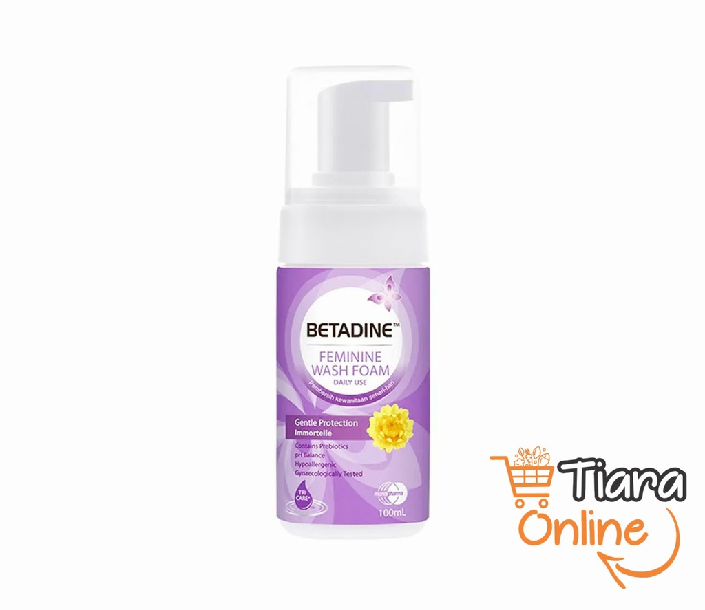 BETADINE - FEMININE WASH FOAM : 100 ML