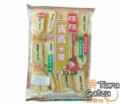 BIN BIN - RICE CRACKERS SEAWEED : 150 GR