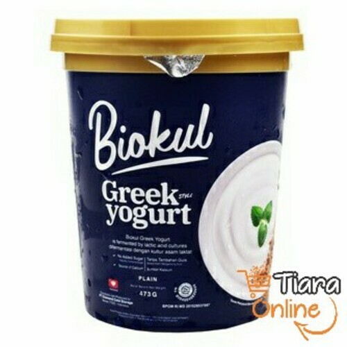 BIO KUL - GREEK YOGURT PLAIN : 473 GR