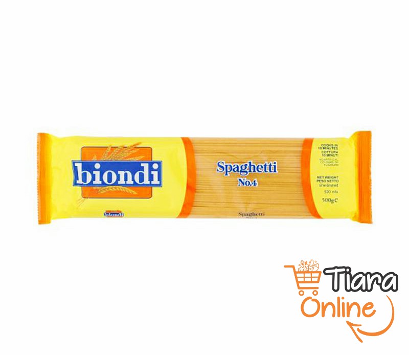 BIONDI - SPAGHETTI NO.4 : 500 GR