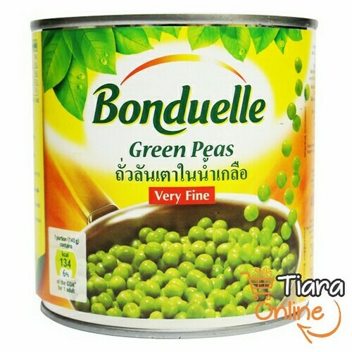 BONDUELLE - GREEN PEAS : 200 GR