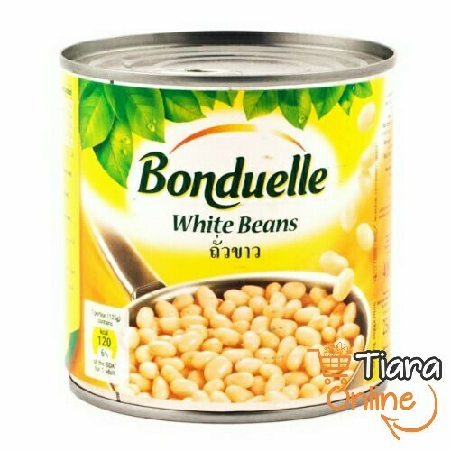 BONDUELLE - WHITE BEANS NATURAL : 400 GR