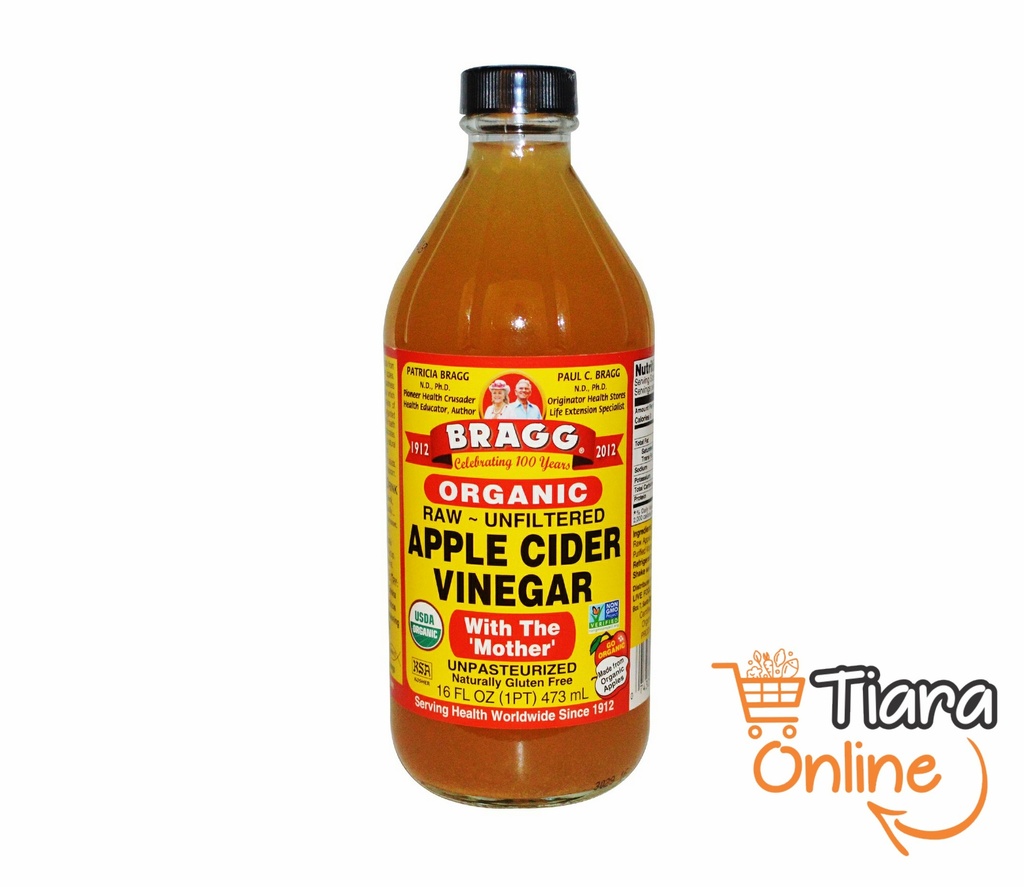 BRAGG - ORG APPLE CIDER VINEGAR : 473 ML