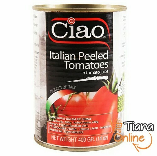 CIAO - PEELED TOMATOES : 400 GR