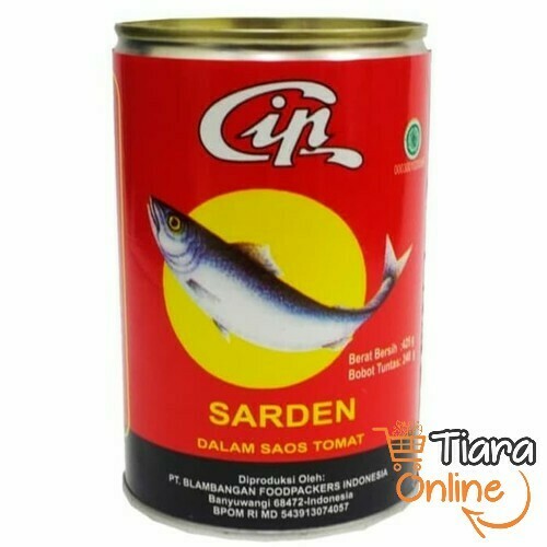 CIP - SARDINES SAOS TOMAT : 425 GR