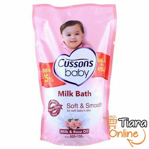 CUSSONS - BABY MILK BATH REF : 600+150