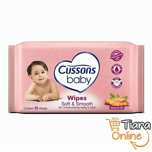 CUSSONS - BABY WIPES SOFT & SMOOTH : 50'S