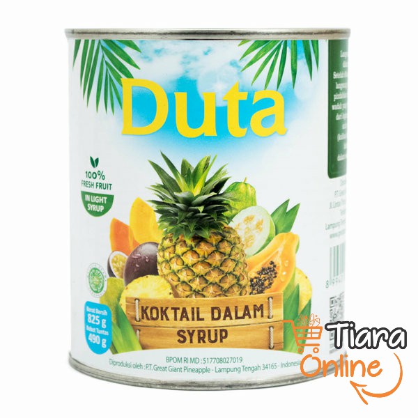 DUTA - TROPICAL FRUIT SALAD TIN : 825 GR